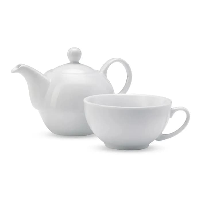 Tee-Set 400ml - TEA TIME - Weiß