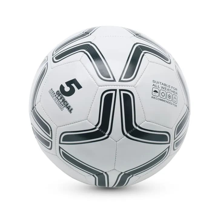 Fußball aus PVC 21.5cm - SOCCERINI - Weiß/schwarz