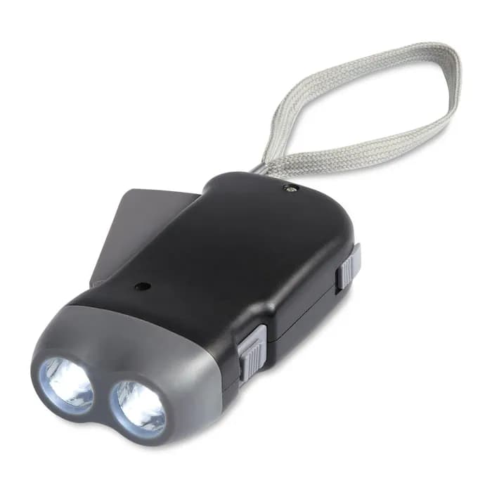 LED-Taschenlampe - ROBIN - Schwarz