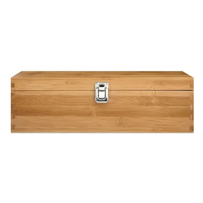 Wein-Set in Bambus-Box - TARDOR - Holz