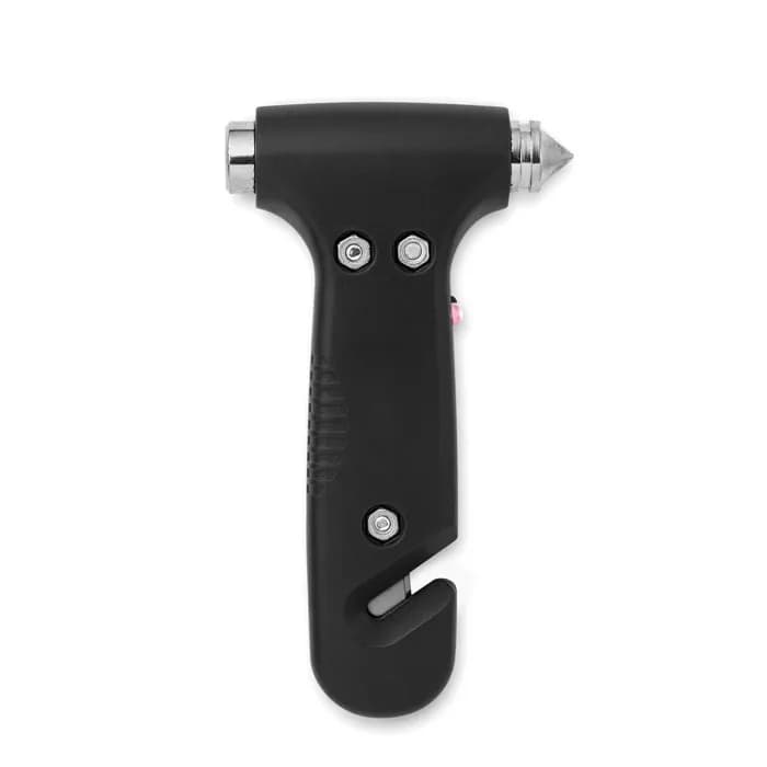 3 in 1 Notfall-Hammer - RESQ - Schwarz