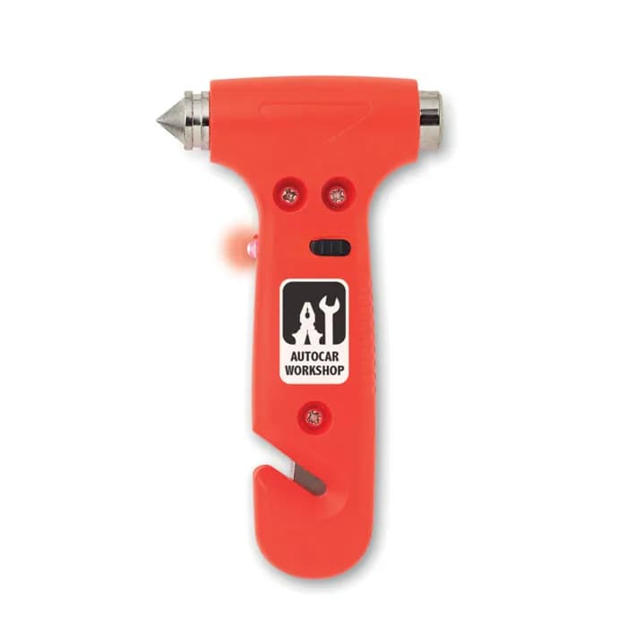3 in 1 Notfall-Hammer - RESQ - Orange