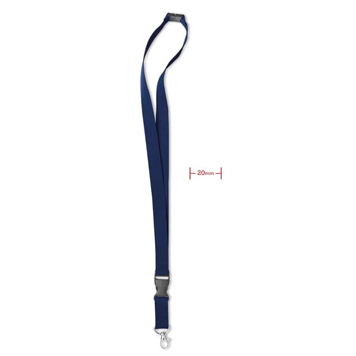 Lanyard mit Karabiner 20mm - LANY - Blau