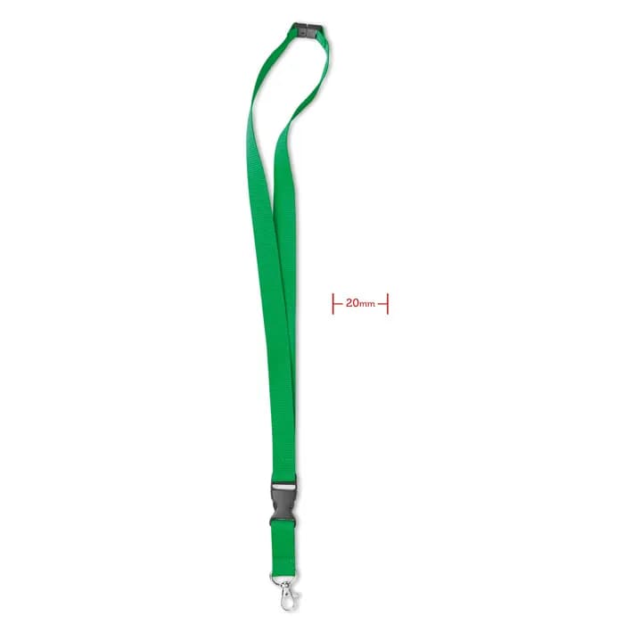 Lanyard mit Karabiner 20mm - LANY - Grün