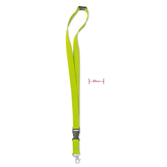 Lanyard mit Karabiner 20mm - LANY - Limette