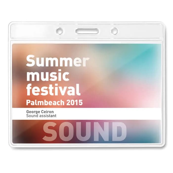 Transparente Kartenhülle - BADGY - Transparent