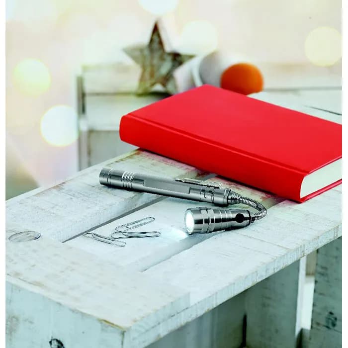 Teleskop Taschenlampe - STRECH-TORCH - Silber