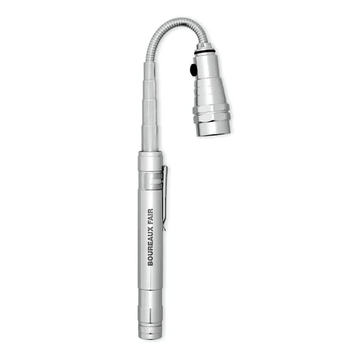 Teleskop Taschenlampe - STRECH-TORCH - Silber