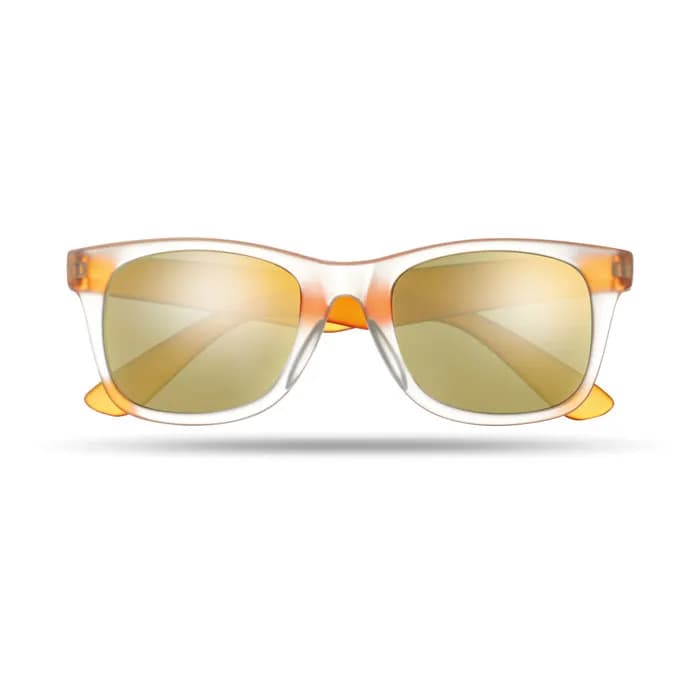 Verspiegelte Sonnenbrille - AMERICA TOUCH - Orange