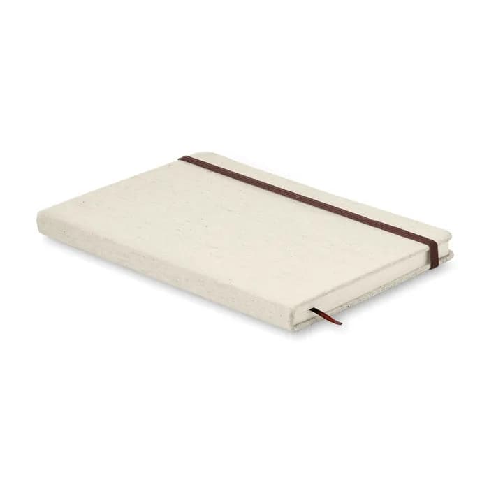 DIN A5 Notizbuch mit Canvas - CANVAS - Beige
