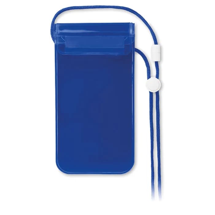 Wasserfeste Smartphone Hülle - COLOURPOUCH - Transparent Blau