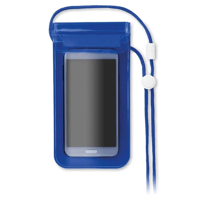 Wasserfeste Smartphone Hülle - COLOURPOUCH - Transparent Blau