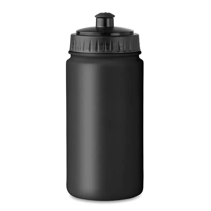 Trinkflasche PE 500ml - SPOT FIVE - Schwarz
