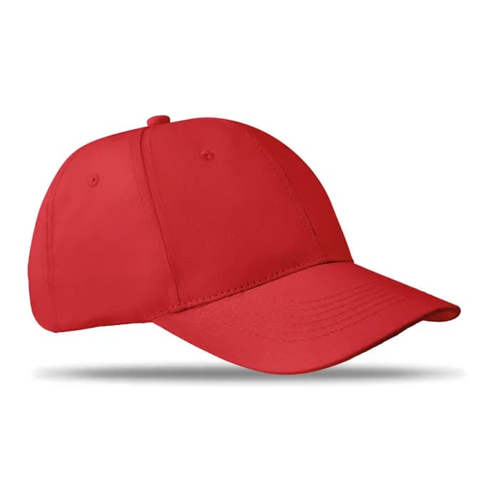 BASEBALL CAP 6 PANELS 160G/M² - BASIE APOLLO - Rot