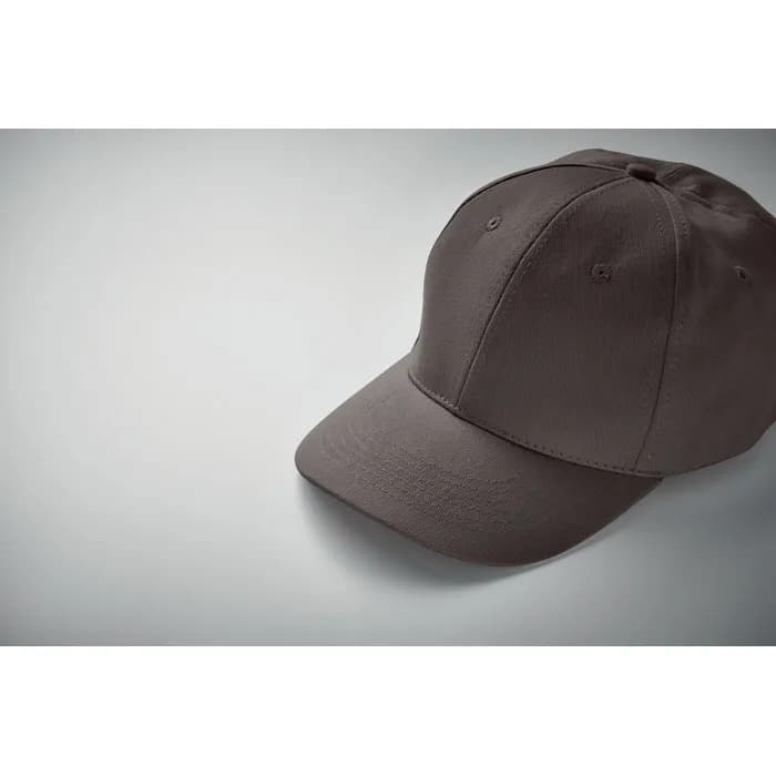 BASEBALL CAP 6 PANELS 160G/M² - BASIE APOLLO - Steingrau