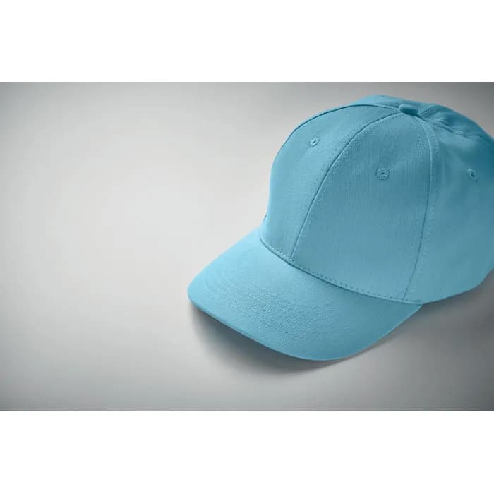 BASEBALL CAP 6 PANELS 160G/M² - BASIE APOLLO - Babyblau