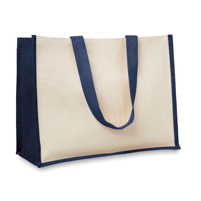 Jute/Canvas Shopper  - CAMPO DE FIORI - Blau