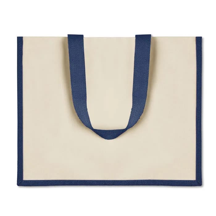 Jute/Canvas Shopper  - CAMPO DE FIORI - Blau