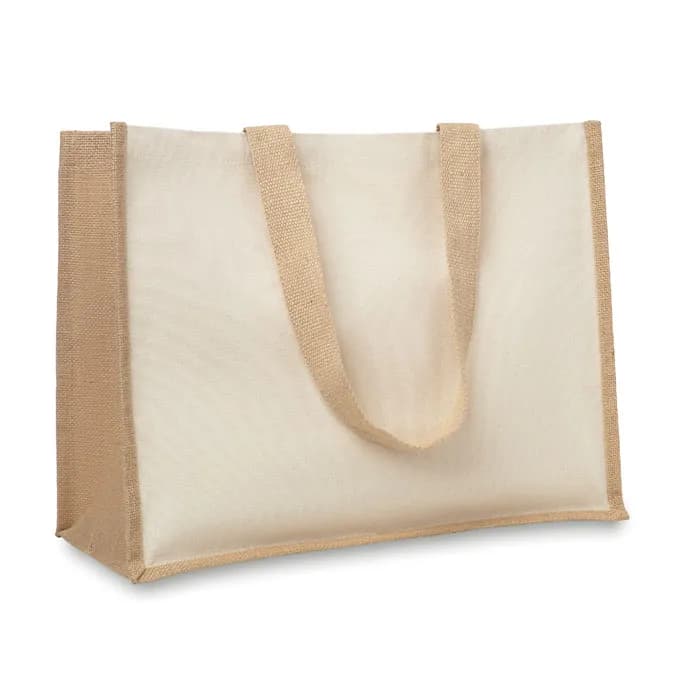 Jute/Canvas Shopper - CAMPO DE FIORI - Beige
