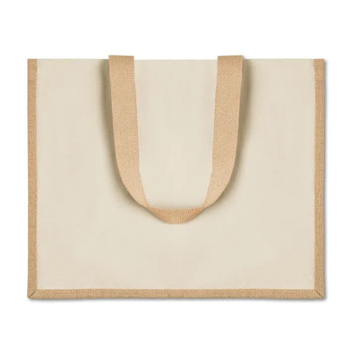 Jute/Canvas Shopper - CAMPO DE FIORI - Beige