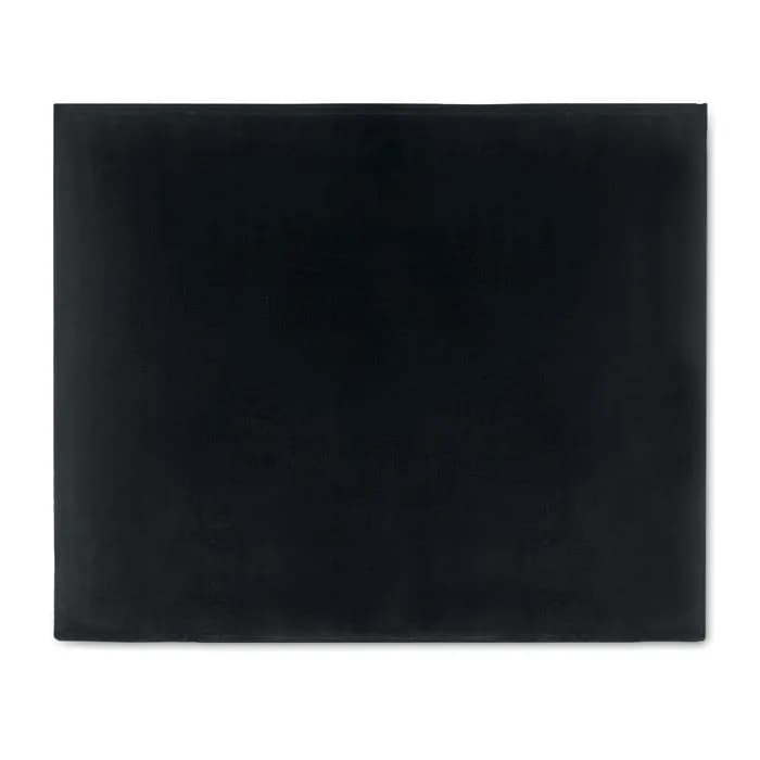 Flanell Fleece-Decke - DAVOS - Schwarz