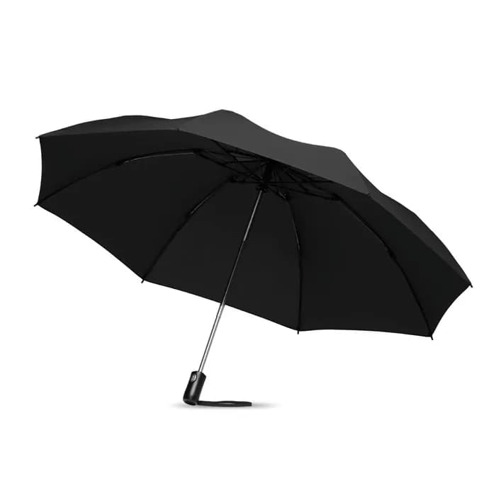 Reversibler Regenschirm - DUNDEE FOLDABLE - Schwarz