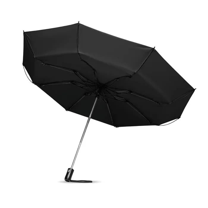 Reversibler Regenschirm - DUNDEE FOLDABLE - Schwarz