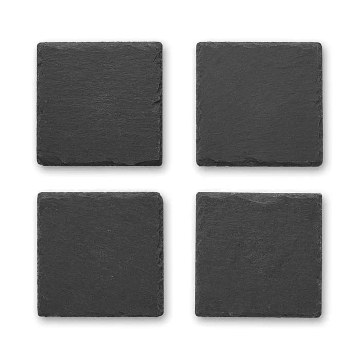Untersetzer-Set - SLATE4 - Schwarz