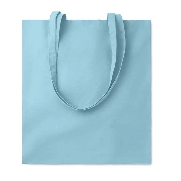 Baumwoll-Einkaufstasche - COTTONEL COLOUR + - Babyblau