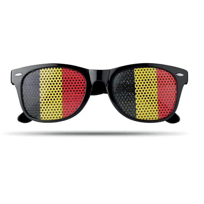 Fan Sonnenbrille - FLAG FUN - Schwarz
