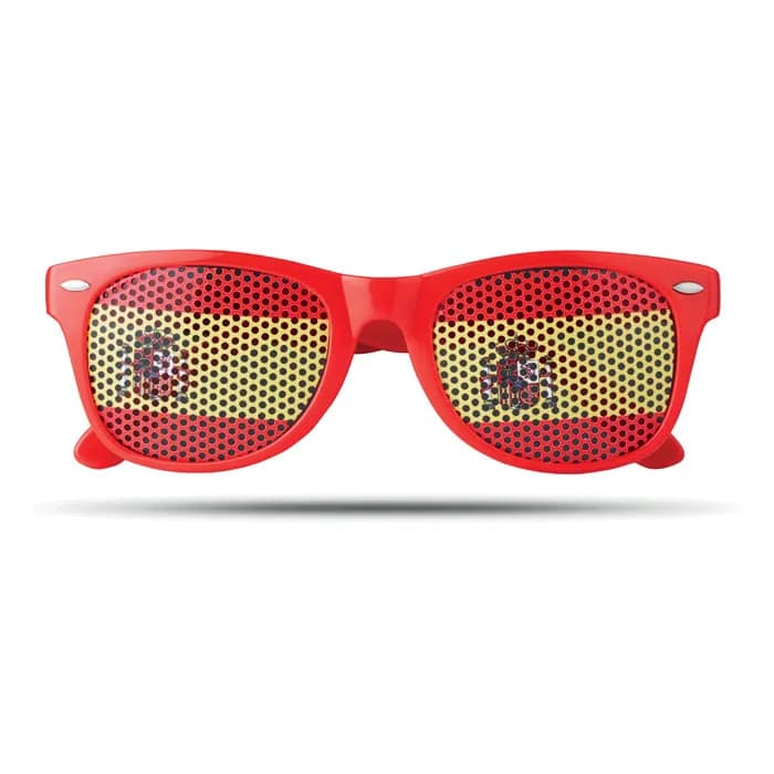 Fan Sonnenbrille - FLAG FUN - Rot