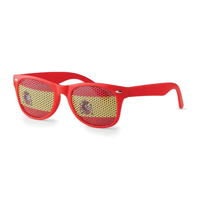 Fan Sonnenbrille - FLAG FUN - Rot