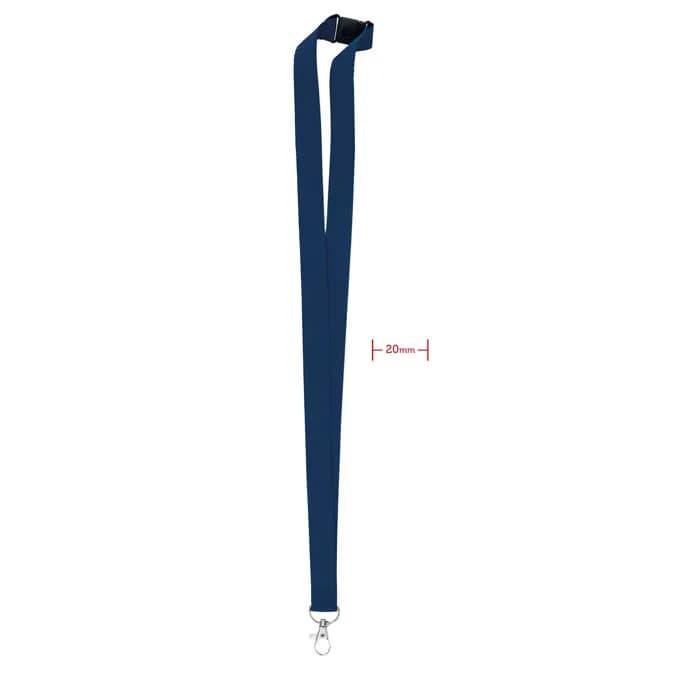 Lanyard mit Karabiner 20mm - PANY - Blau