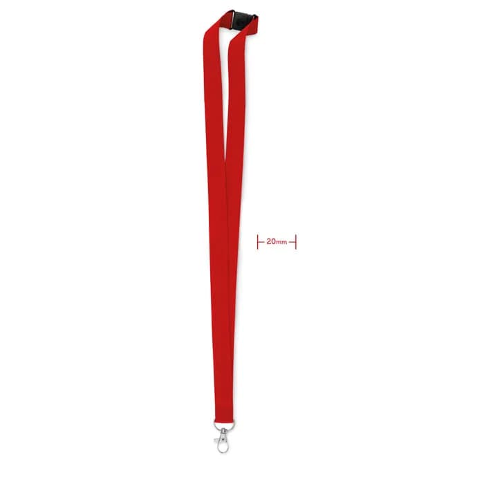 Lanyard mit Karabiner 20mm - PANY - Rot