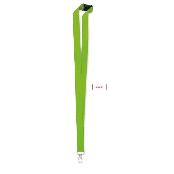 Lanyard mit Karabiner 20mm - PANY - Limette