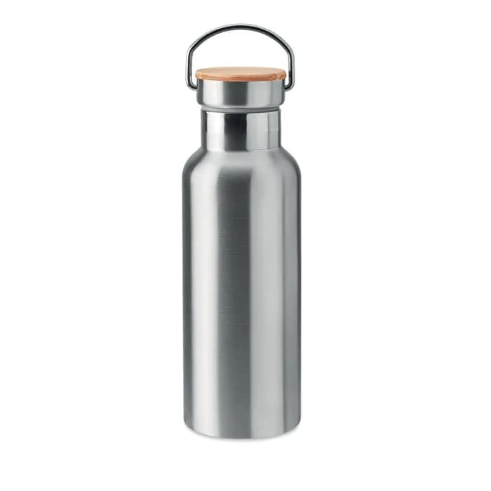 Isolierflasche 500ml - HELSINKI - Mattsilber