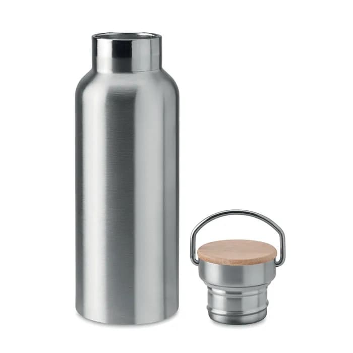 Isolierflasche 500ml - HELSINKI - Mattsilber