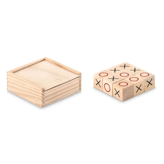 Tic-Tac-Toe Spiel - TIC TAC TOE - Holz