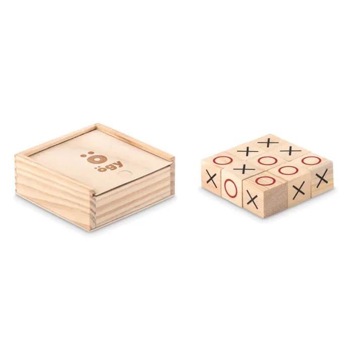 Tic-Tac-Toe Spiel - TIC TAC TOE - Holz