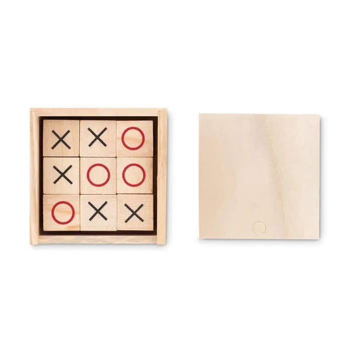 Tic-Tac-Toe Spiel - TIC TAC TOE - Holz