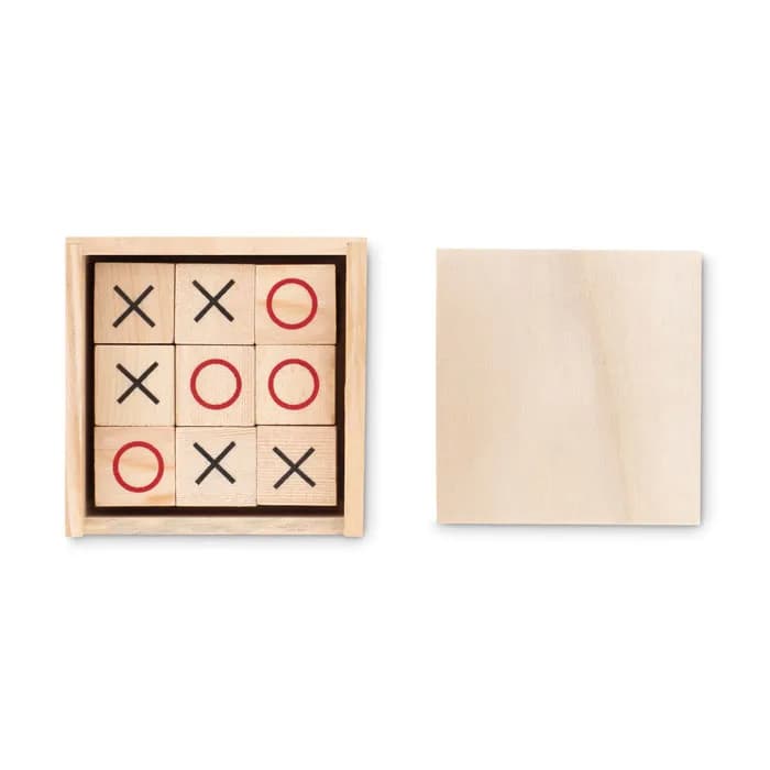 Tic-Tac-Toe Spiel - TIC TAC TOE - Holz