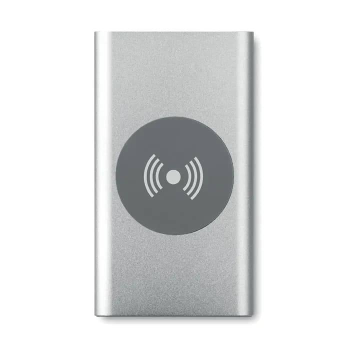 Ladestation mit Powerbank - POWER&WIRELESS - Mattsilber