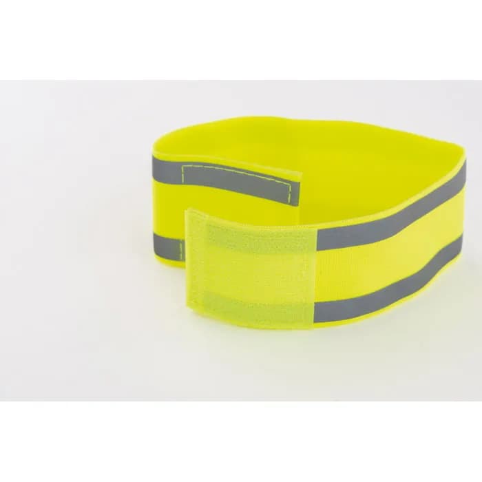 Lycra Sport-Armband - VISIBLE ME - Neon Gelb
