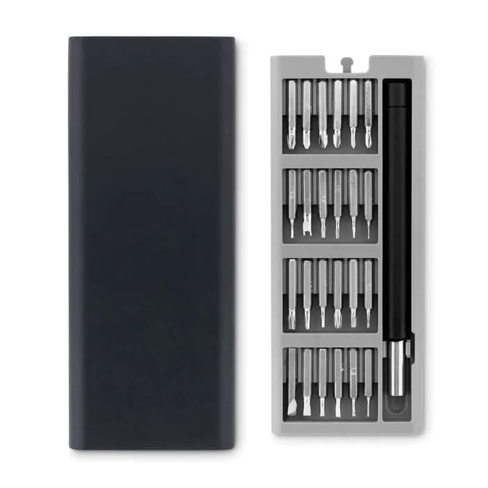 Präzisionsschraubendreher-Set - TOOLBOX - Schwarz