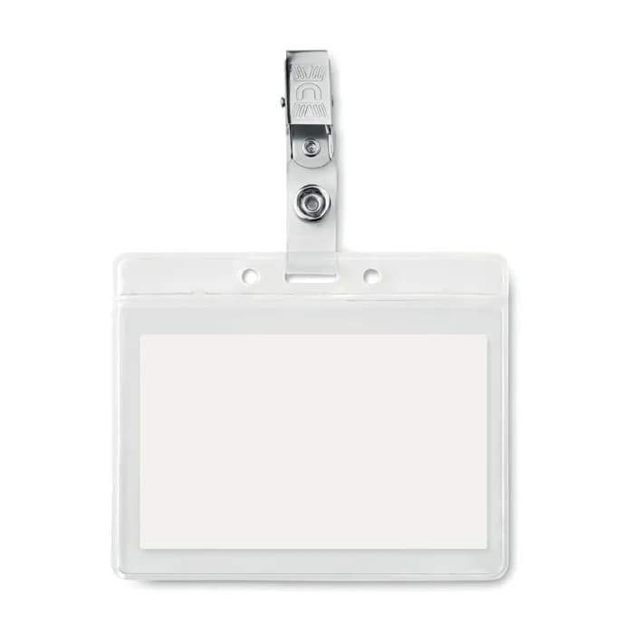 Transparente Kartenhülle - CLIPBADGE - Transparent