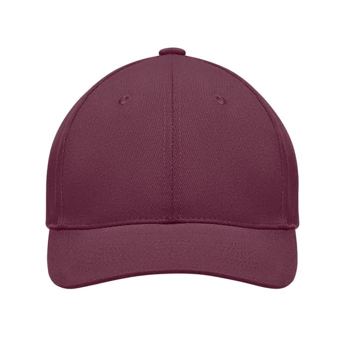 BASEBALL CAP 6 PANELS 270G/M² - TEKAPO - Bordeaux