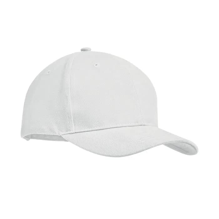 BASEBALL CAP 6 PANELS 270G/M² - TEKAPO - Weiß