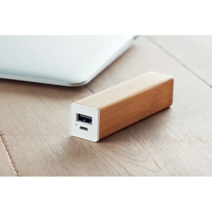 Powerbank 2200 mAh Bambus - POWERBAM - Holz