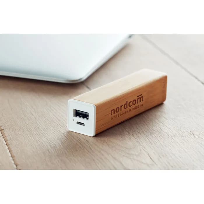 Powerbank 2200 mAh Bambus - POWERBAM - Holz