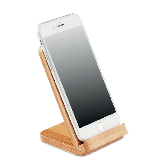 Smartphone Halter Ladestation - WIRESTAND - Holz